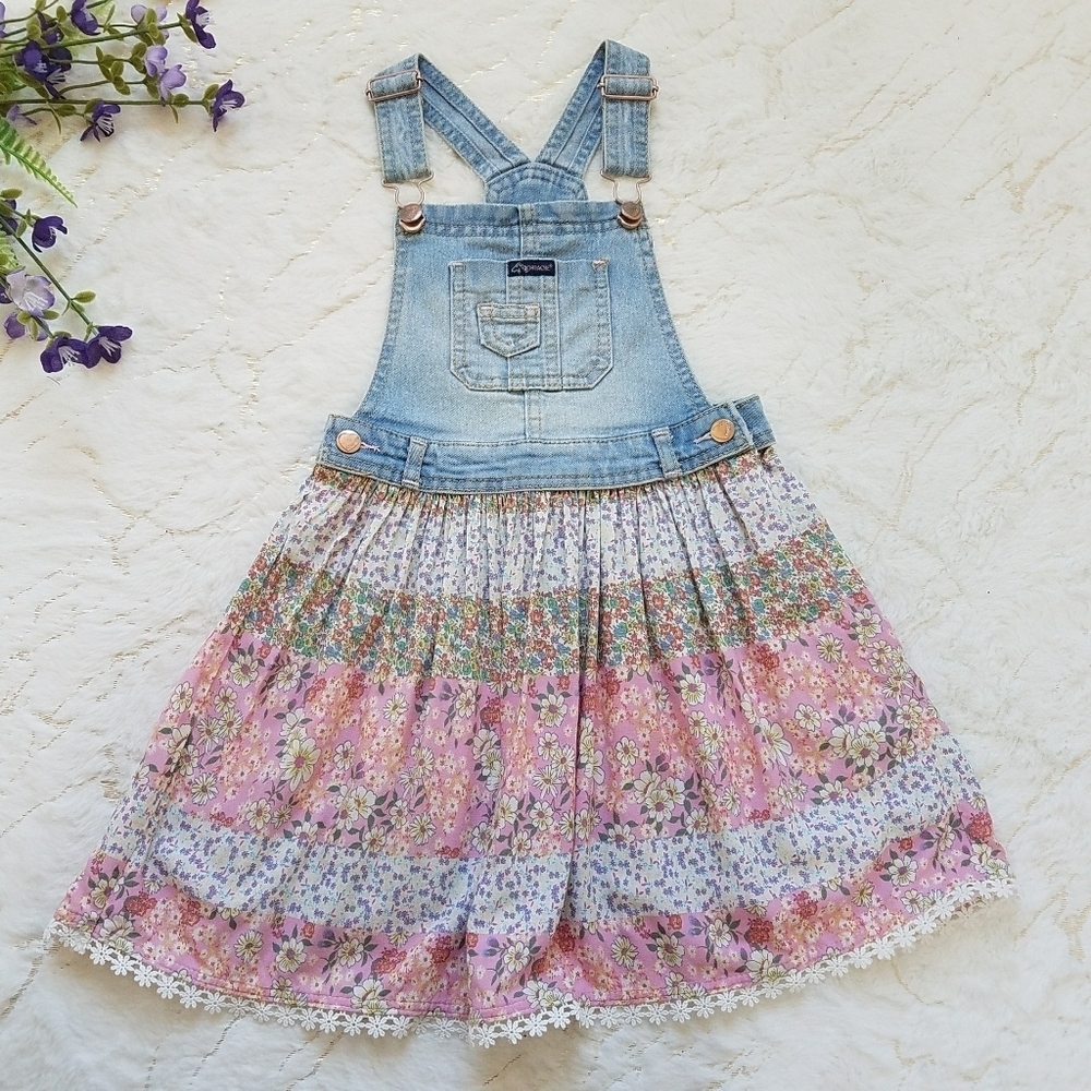 Jordache Denim Jean Overall Dress
